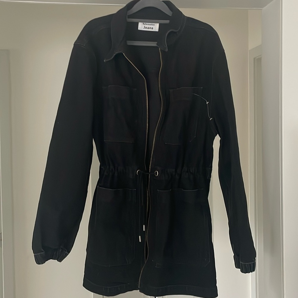 Reformation Jean Utility Jacket